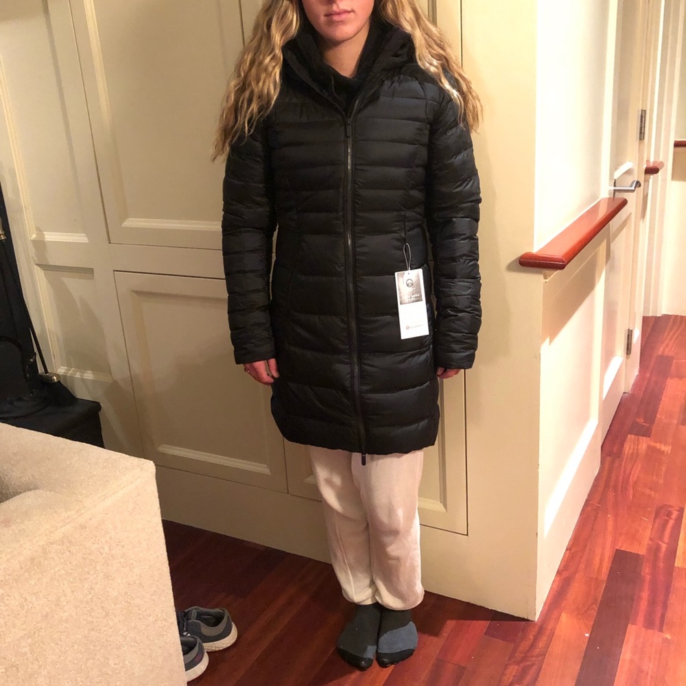Long down coat